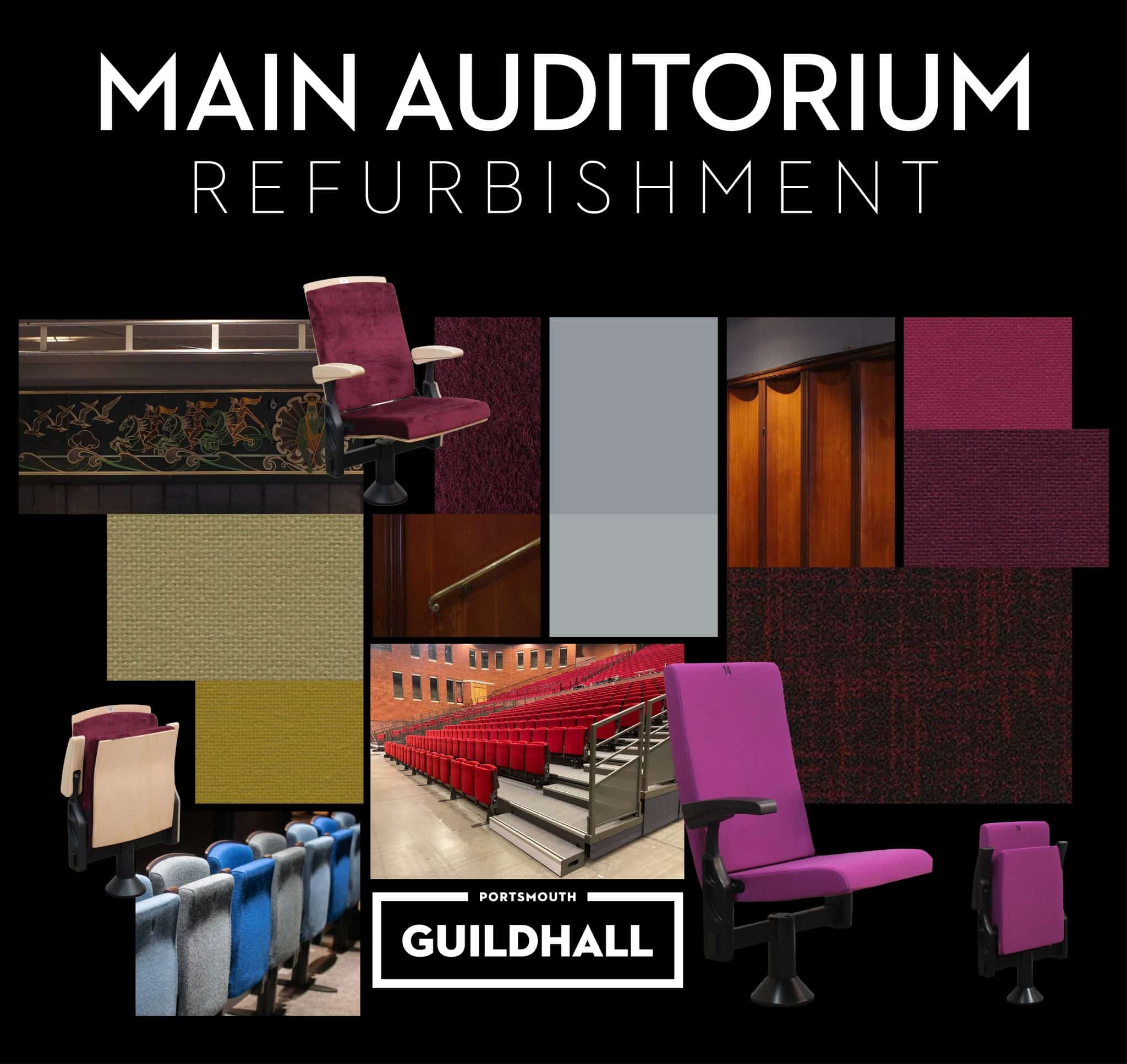 NEW SEATING ANNOUNCED IN MAJOR REFURBISHMENT FOR PORTSMOUTH GUILDHALL ...